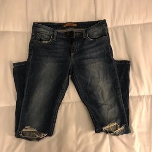 Joe’s Mid-Rise, Super Skinny Jeans